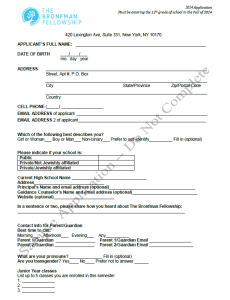 Image of application form.